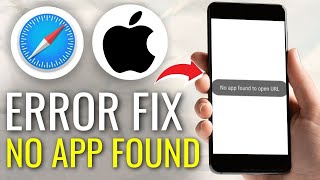 How to Fix No App Found to Open Link URL  Full Guide [upl. by Elleniad238]