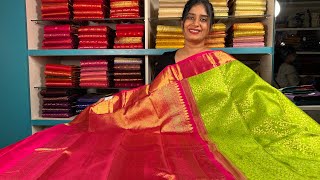 Pure Kanchipuram Silk Sarees [upl. by Nihhi]