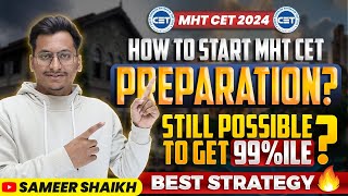 Dont Waste Your Time🛑How To Start MHT CET 2024 Preparation🤔Important Chapters PCM💯By Sameer [upl. by Idnerb]