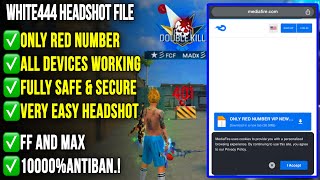 AUTO HEADSHOT CONFIG FILE FREE FIRE 2024  FREE FIRE HEADSHOT FILE [upl. by Erihppas]