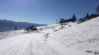 Ski Alpin Talabfahrt Gitschberg Meransen blaue Piste [upl. by Nwahsel71]