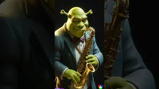 Congratulations You found this legendary tune in your feed 🎷 ai shrek saxophone music [upl. by Innej]