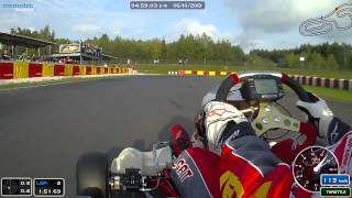 Start shifter Kart with SmartyCam HD at Wackersdorf [upl. by Eyram516]