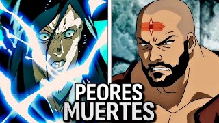 Las 10 Peores MUERTES en las Series Animadas del AVATAR [upl. by Ayote66]