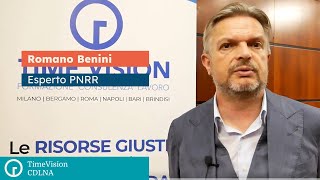 Intervista a Romano Benini Il Fondo Nuove Competenze per le Aziende  CDLNA Napoli [upl. by Kristina]