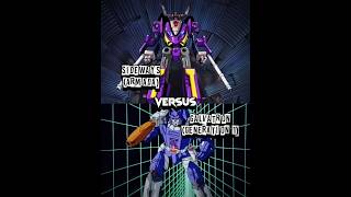 Sideways Armada Vs Galvatron G1 transformers [upl. by Ahsikyw]