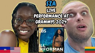 SZA  Saturn Live Performance at the Grammy 2024 Reaction  FIRST TIME HEARING SATURN [upl. by Artapoelc416]