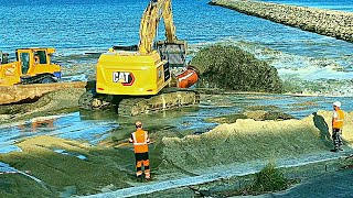 Land reclamation Eforie South 2 oct 2022 [upl. by Bolanger]