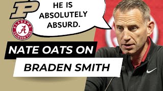 Nate Oats Praises Braden Smith Ahead Of Purdue Matchup quotHes Absurdquot [upl. by Gladdie90]