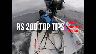 RS 200 Top Tips High Wind Gybing [upl. by Cassy]