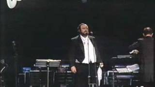 Luciano Pavarotti  e lucevan le stelle  1990  Milano  FIFA concert [upl. by Caniff670]