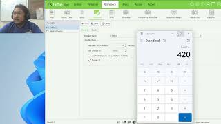 ZK Time Tutorial 6 Attendance Timetable Flexible [upl. by Foley]