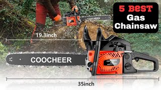 5 Best Gas Powered Chainsaw for 2024 [upl. by Richardo]