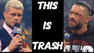 SMACKDOWN WAS DISRESPECTFULLY BAD RANT [upl. by Franza185]