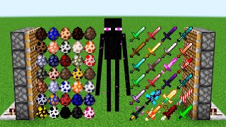 x99 endermans and all eggs and all swords combined [upl. by Ennayrb]