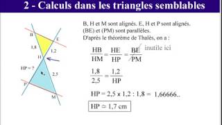 THALES 2 Calculs [upl. by Drhcir]