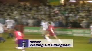 Welling Utd v Gillingham FA Cup 1st Round Replay 22111989 [upl. by Rehpotsirahc]