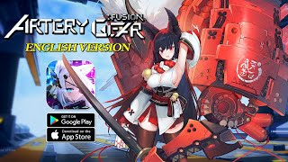 Artery Gear Fusion  English Version CBT Gameplay AndroidIOS [upl. by Hartwell]