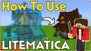 How To Use Litematica  Minecraft 120 Tutorial [upl. by Mather7]