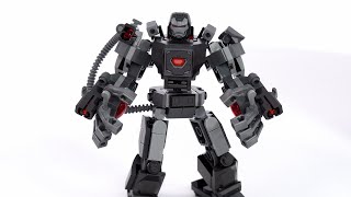 LEGO Marvel War Machine Mech Armor set 76277 review [upl. by Rehtse171]