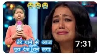 TERE GANE SE PURA DESH RONE LAGA😥😥  Indian idol 13 [upl. by Anelhtac68]