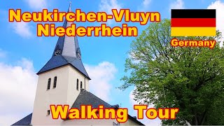 NeukirchenVluyn Ortskern Neukirchen Ortskern Vluyn 4K Street Walk Niederrhein amp Ruhrgebiet [upl. by Adnorhs]