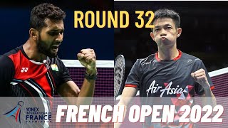 Badminton Yonex French Open 2022 Liew Daren Malaysia vs Prannoy H S India [upl. by Reniti213]