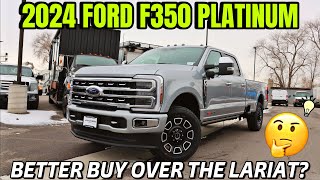 2024 Ford F350 Platinum 3 Reasons Why You Should Skip The Lariat [upl. by Browning]