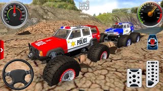 Offroad Outlaws New Update Police Monster Truck Extreme Motocross Multiplayer Mud Android Gameplay [upl. by Earezed299]