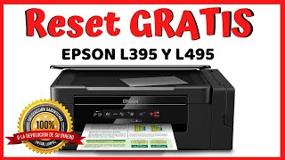 RESET Epson L395  🔴 Como RESETEAR Impresora EPSON L495  🌟 Epson RED light blinking SOLUTION [upl. by Meakem]