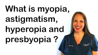 What is myopia astigmatism hyperopia and presbyopia [upl. by Bowen]