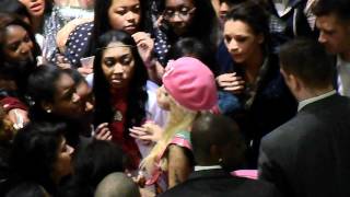 Nicki Minaj  Meeting Fans  HMV London Signing Whiteleys Shopping Centre 19412 [upl. by Audra706]