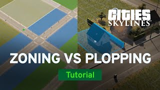 Zoning vs Plopping with Strictoaster  Modded Tutorial  Cities Skylines [upl. by Atteve]