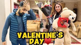 1st Valentines after Shadi 🌸  Jawad k sath Prank kiya😂  Dinner or Gifts bht pasand aye ♥️ [upl. by Yle]