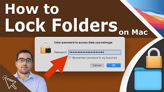 How to Lock a Folder on Mac Password Protected  Mac OS Big Sur 2021 [upl. by Aenitsirhc]