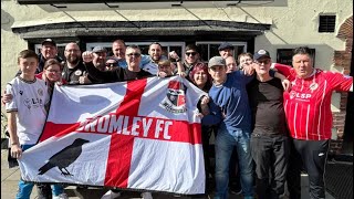 Bromley FC fans  season 202324  Wembley still to come [upl. by Kissee]