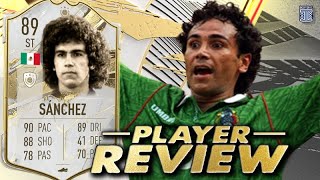 MEXICAN LEGEND😍 89 MID ICON SANCHEZ SBC PLAYER REVIEW  FIFA 23 ULTIMATE TEAM [upl. by Rimat]