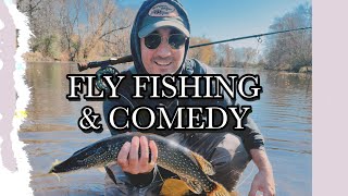 Fly Fishing amp Comedy Milwaukee River Bass Pike amp Sold Out Theaters [upl. by Blumenfeld]