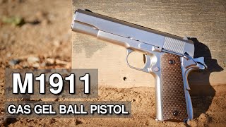 Gel Blaster We Tech 1911 GasBlowback Pistol [upl. by Ttik]