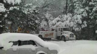 School bus and Tow Truck Stuck [upl. by Roxy]