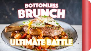 THE ULTIMATE BOTTOMLESS BRUNCH BATTLE  Sorted Food [upl. by Lingwood]