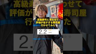 高級寿司と思わせて、評価低すぎる寿司屋行かせてみた おーがすと イケメン ドッキリ 低評価 [upl. by Dardani]