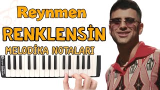 RENKLENSİN Melodika Notaları  REYNMEN [upl. by Icart664]