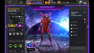 Kabam Jax gave me a 7 Ironheart and shes amazing Rankup and Gameplay [upl. by Neyuq]