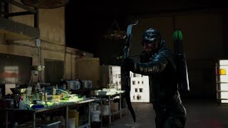 Green Arrow Fight Scenes  Arrow Season 6 [upl. by Fred]