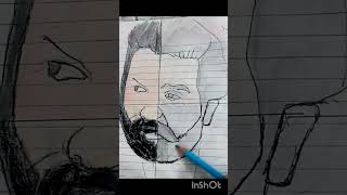 vikramvedhmovie vijay sethupathi pencile drawing youtubeshort shortvideo shortfeed [upl. by Edyaj689]