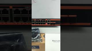 RMX 24 PORT POE SWITCH WITH 2 SFP PORT CCTV CCTVCH CCTVDocumentary CCTVDrama [upl. by Asirral]