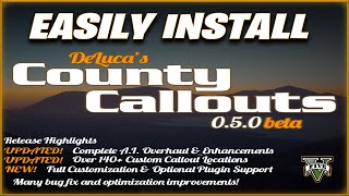 How to install County Callouts  lspdfr gta5 mods [upl. by Asenej]