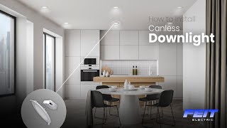 How to Install LED Recessed Downlights with Tethered JBox [upl. by Farrica611]