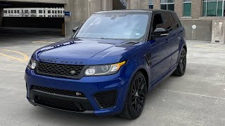 2017 Range Rover SVR Review  The BEST Sounding SUV Ever [upl. by Durst]